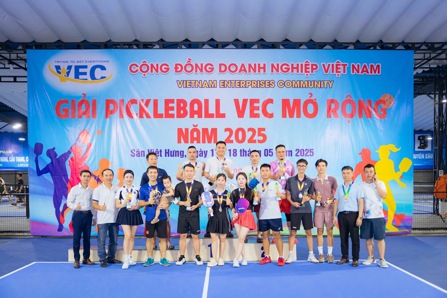 Tổ chức sự kiện giải thể thao Pickleball Vinh Nghệ An